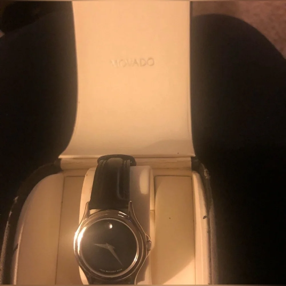 Movado Museum Watch Leather Strap